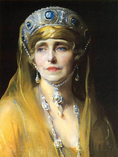 Philip Alexius de Laszlo Portrait of Queen Marie of Romania Spain oil painting art